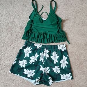 2 Piece Shorts Swimsuit